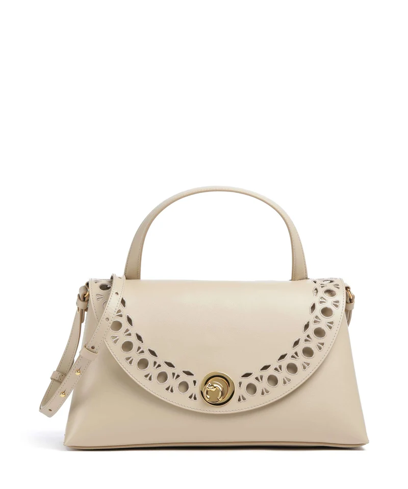 Coccinelle Nikla Monogram Sangallo Sac à main sandshell