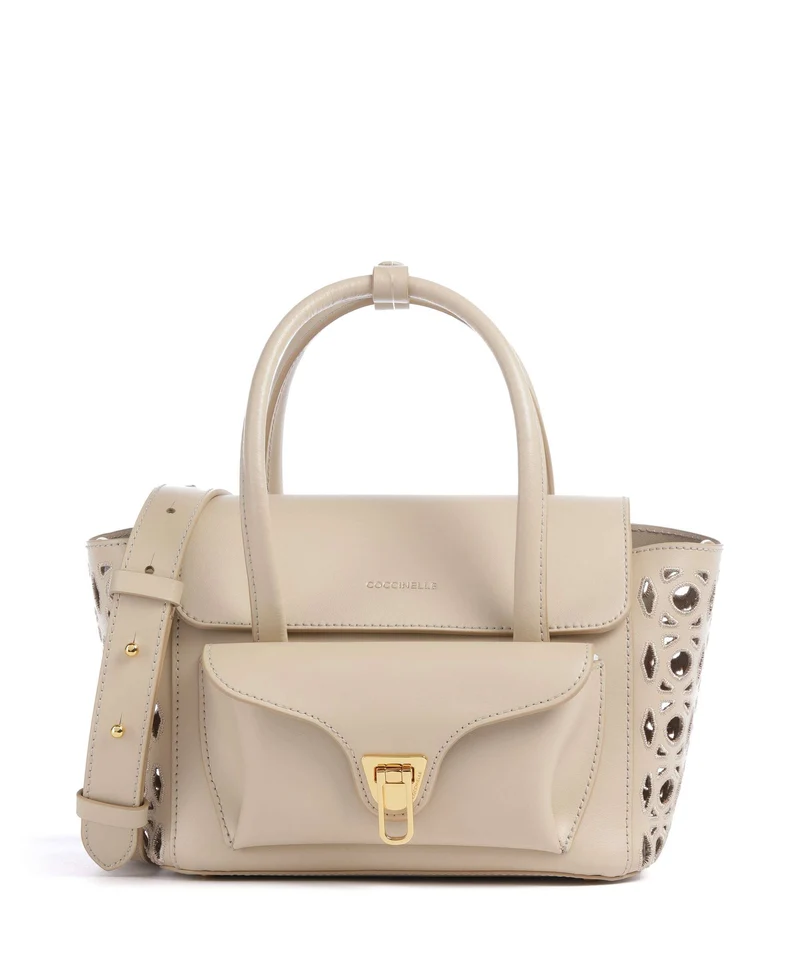 Coccinelle Beat Double Monogram Sac à main sandshell
