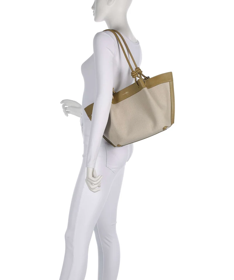 Coccinelle Finn Canvas Sac fourre-tout natural/seagrass