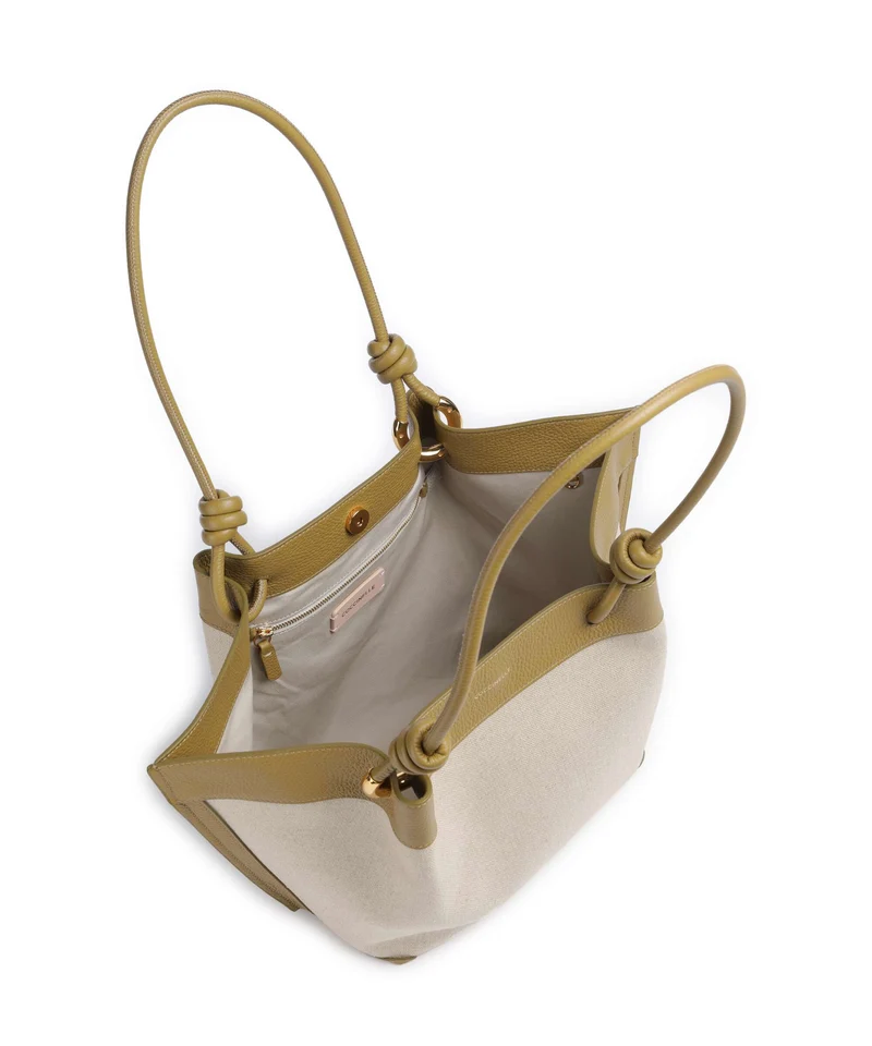 Coccinelle Finn Canvas Sac fourre-tout natural/seagrass