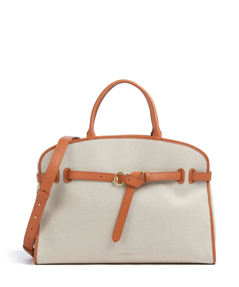 Coccinelle Sabine Canvas Sac à main natural/crab