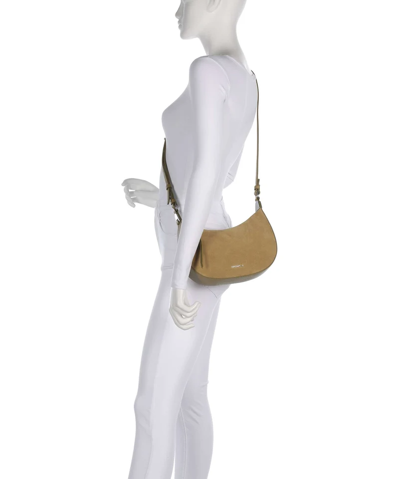 Coccinelle Fujiko Suede Sac bandoulière seagrass