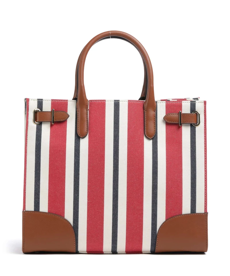 Lauren Ralph Lauren Devyn 42 Sac à main festive red strpe/lauren tan