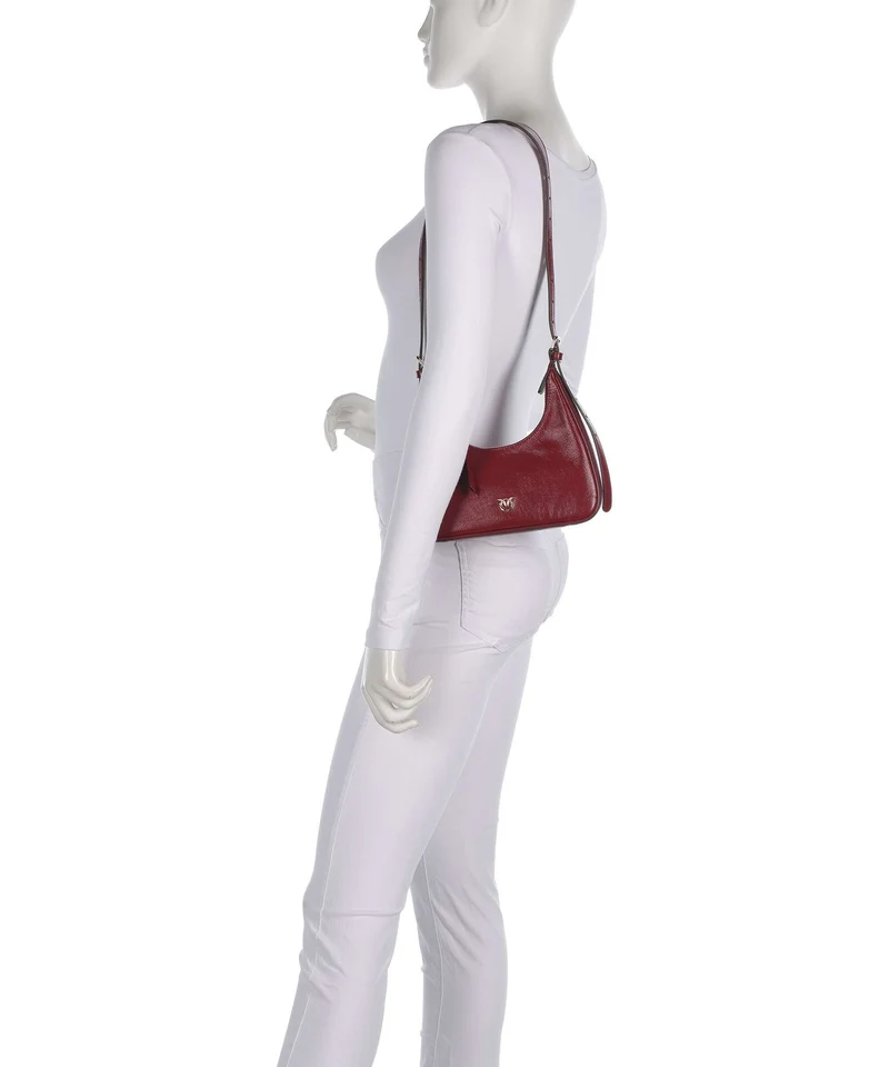 Pinko Miss Pinko Mini Sac porté épaule rosso scuro/gold mordore
