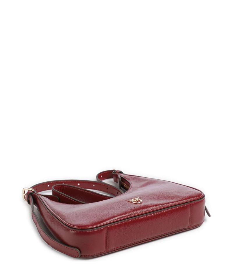 Pinko Miss Pinko Mini Sac porté épaule rosso scuro/gold mordore