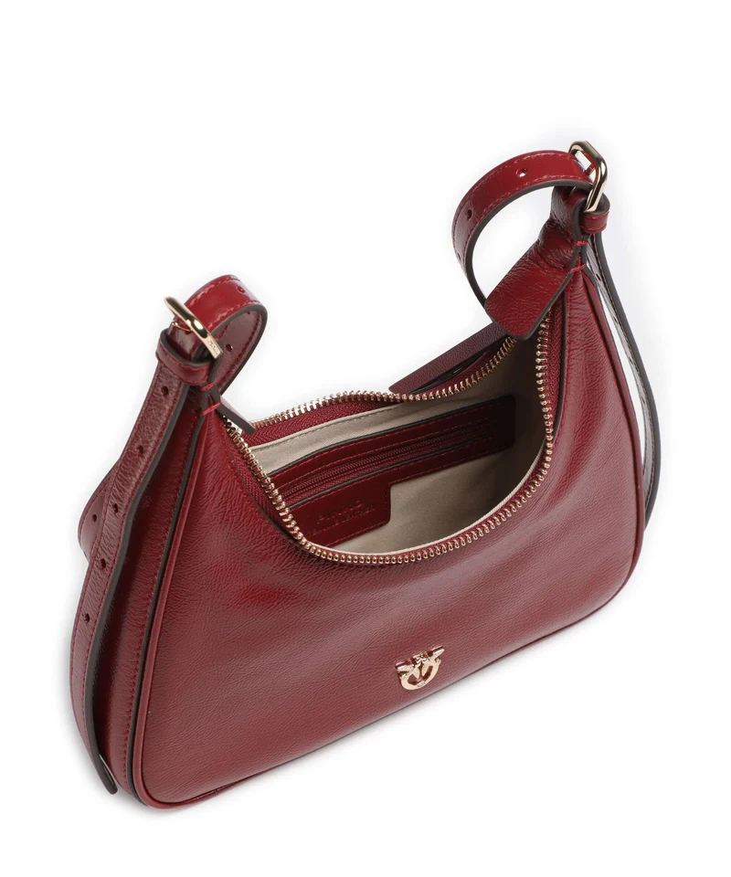 Pinko Miss Pinko Mini Sac porté épaule rosso scuro/gold mordore