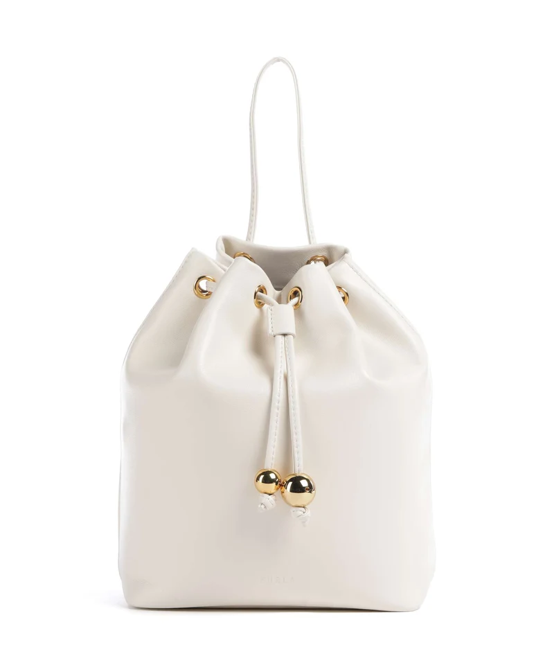 Furla Sfera Soft Mini Sac seau panna