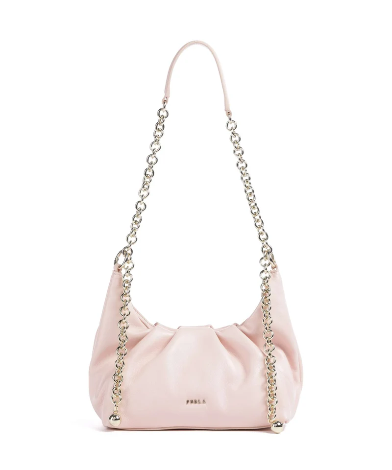 Furla Delia Mini Sac porté épaule dusty pink