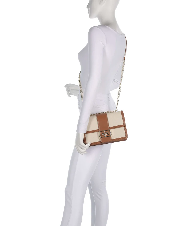 Armani Exchange Wonder M Sac porté épaule natural/saline clay