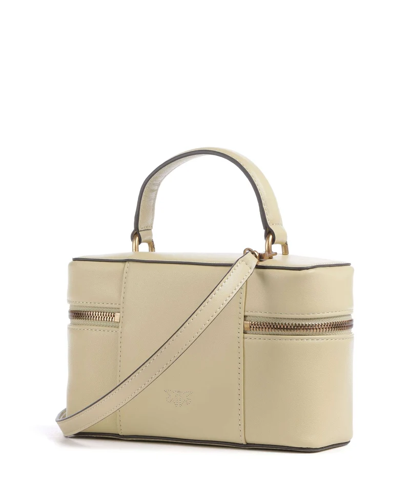 Pinko Vanity Mini Sac bandoulière giallo vaniglia/antique gold