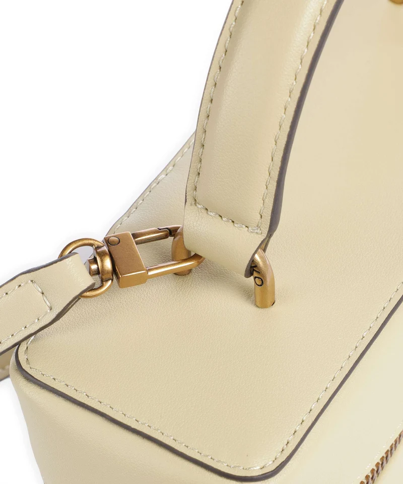 Pinko Vanity Mini Sac bandoulière giallo vaniglia/antique gold