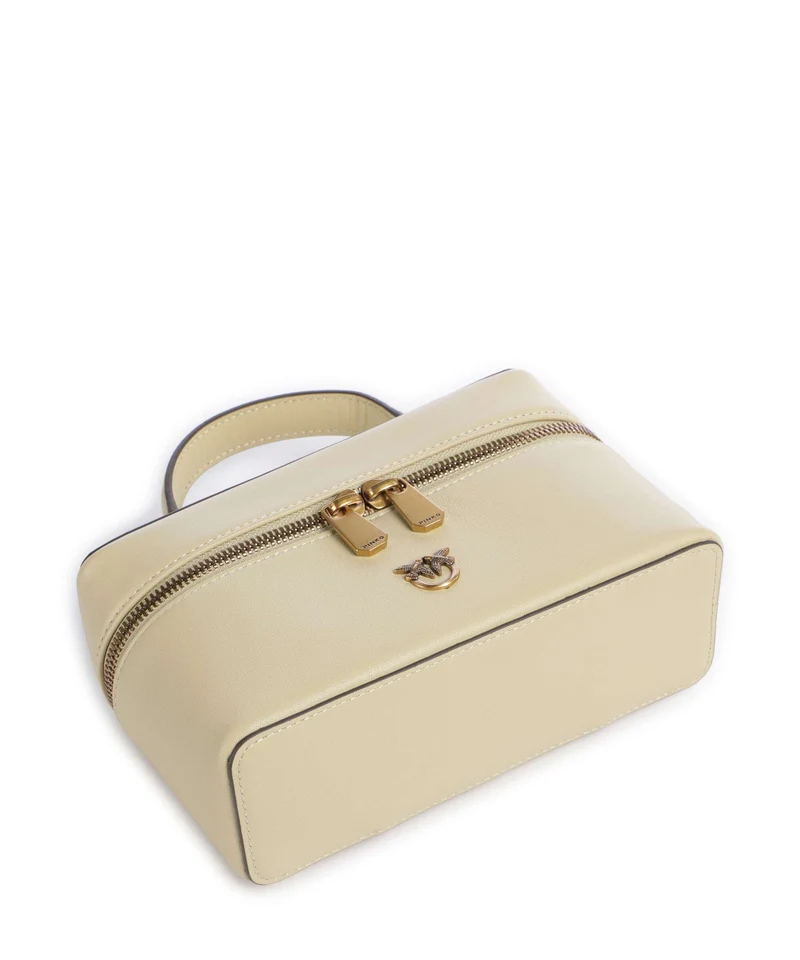 Pinko Vanity Mini Sac bandoulière giallo vaniglia/antique gold