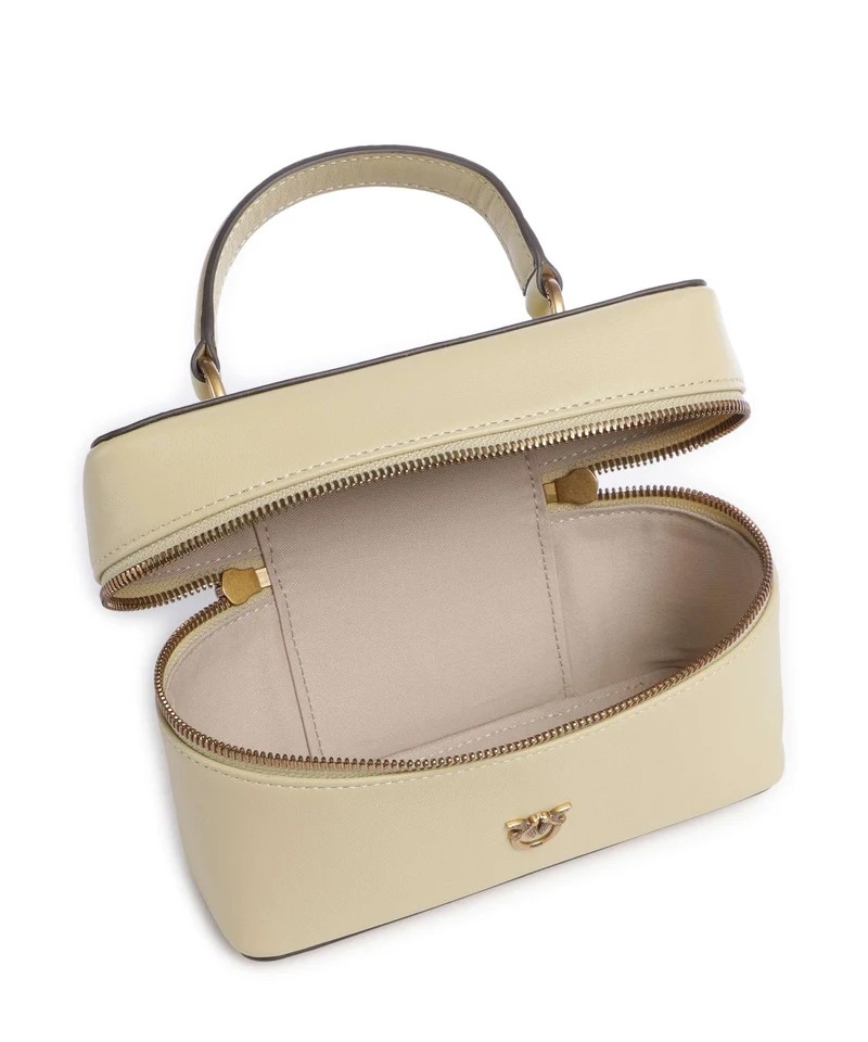 Pinko Vanity Mini Sac bandoulière giallo vaniglia/antique gold