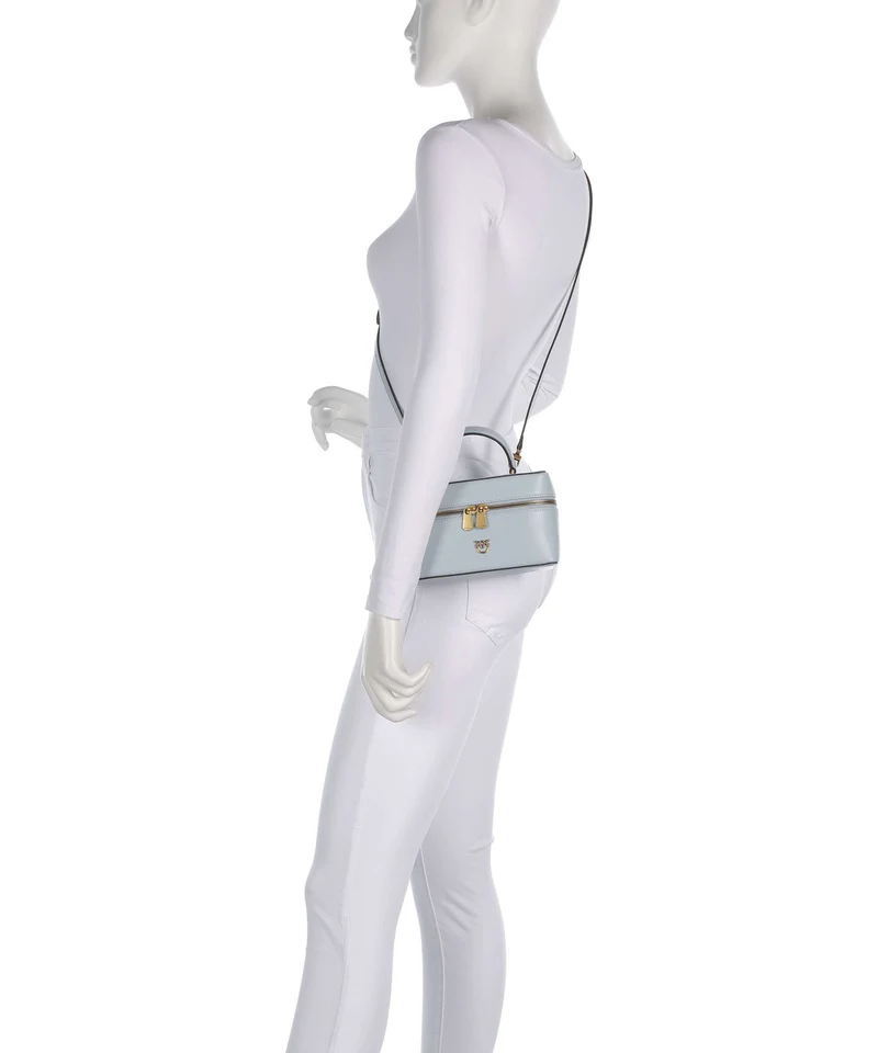 Pinko Vanity Mini Sac bandoulière azzurro celeste/antique gold