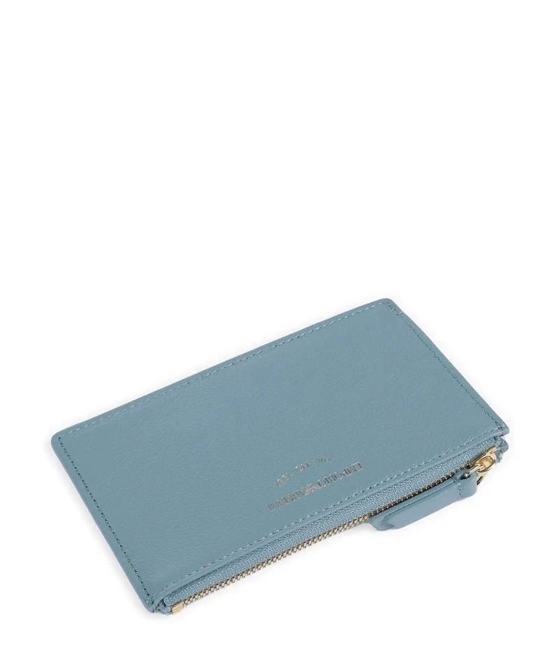 Emporio Armani Vivienne Étui à cartes crédit main azure