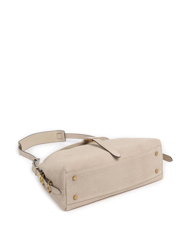 Pinko Saddle Classic Sac fourre-tout beige/grigio fumo/antique gold