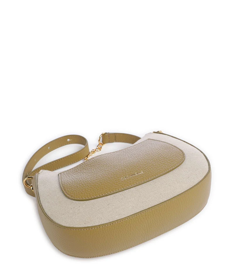 Coccinelle C-Easy Canvas Sac bandoulière natural/seagrass