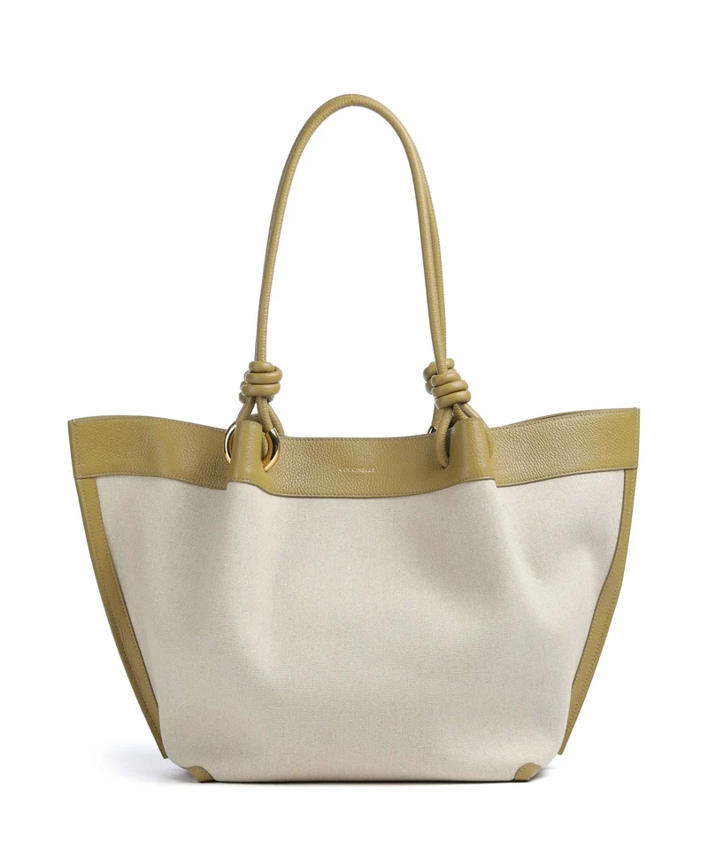 Coccinelle Finn Canvas Cabas natural/seagrass