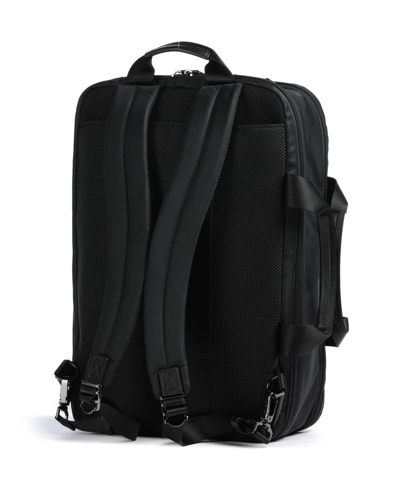 Emporio Armani Recycled Nylon Sac à main porté dos black beauty