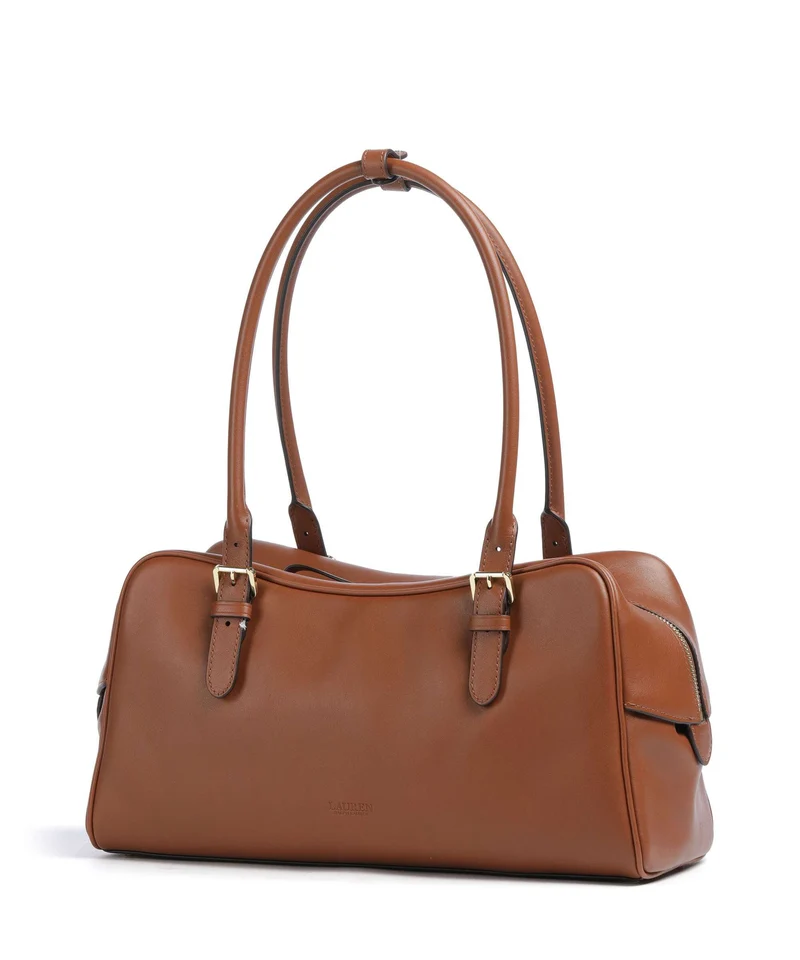 Lauren Ralph Lauren Marcy Sac porté épaule lauren tan