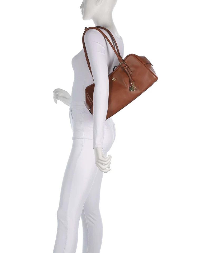 Lauren Ralph Lauren Marcy Sac porté épaule lauren tan
