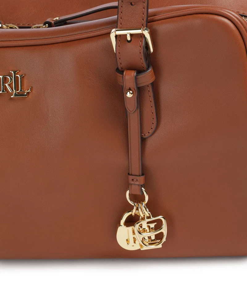 Lauren Ralph Lauren Marcy Sac porté épaule lauren tan