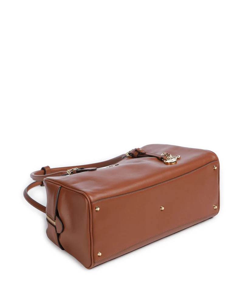 Lauren Ralph Lauren Marcy Sac porté épaule lauren tan