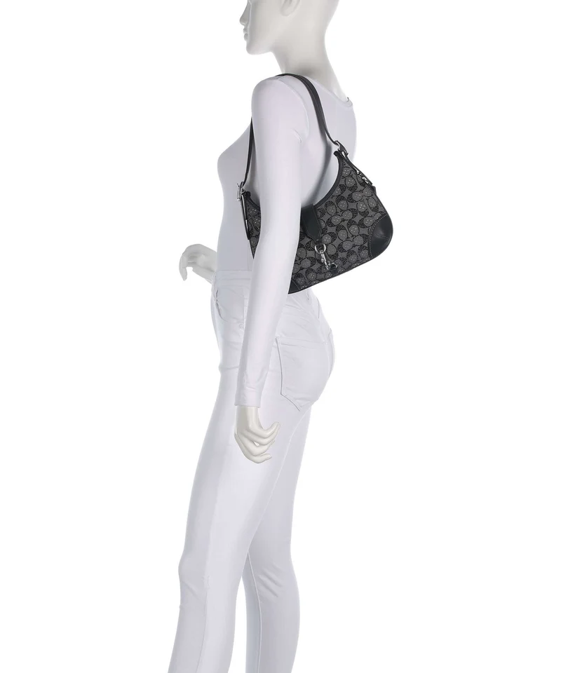 Coach The Coach Originals Hamptons Crystal Signature Sac porté épaule black
