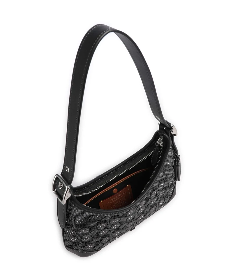 Coach The Coach Originals Hamptons Crystal Signature Sac porté épaule black