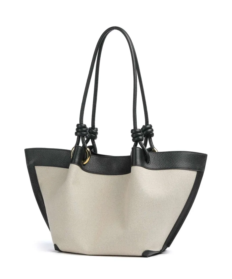 Coccinelle Finn Canvas Sac fourre-tout natural/noir