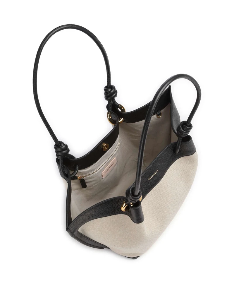 Coccinelle Finn Canvas Sac fourre-tout natural/noir