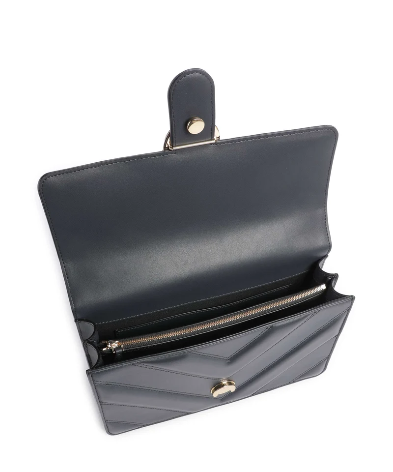 Pinko Love One Classic Sac porté épaule grigio asfalto/oro mordore