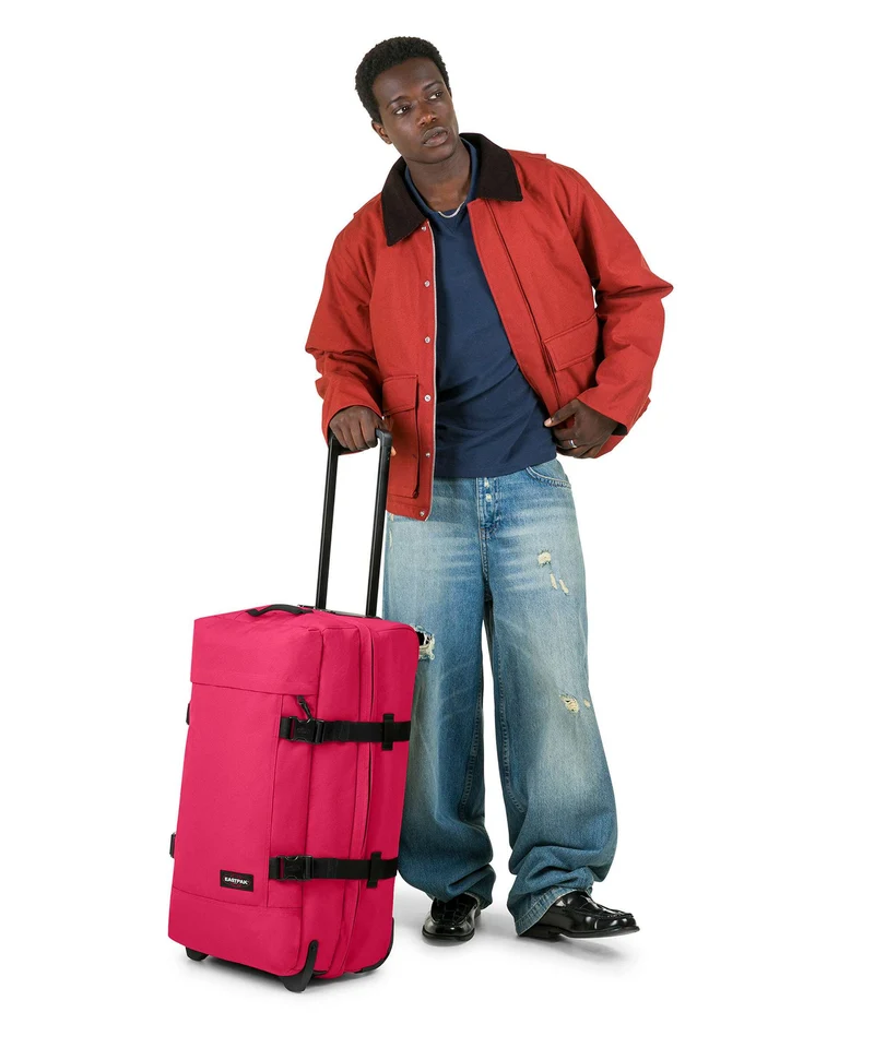 Eastpak Tranverz M Sac de voyage à roulettes saffron red