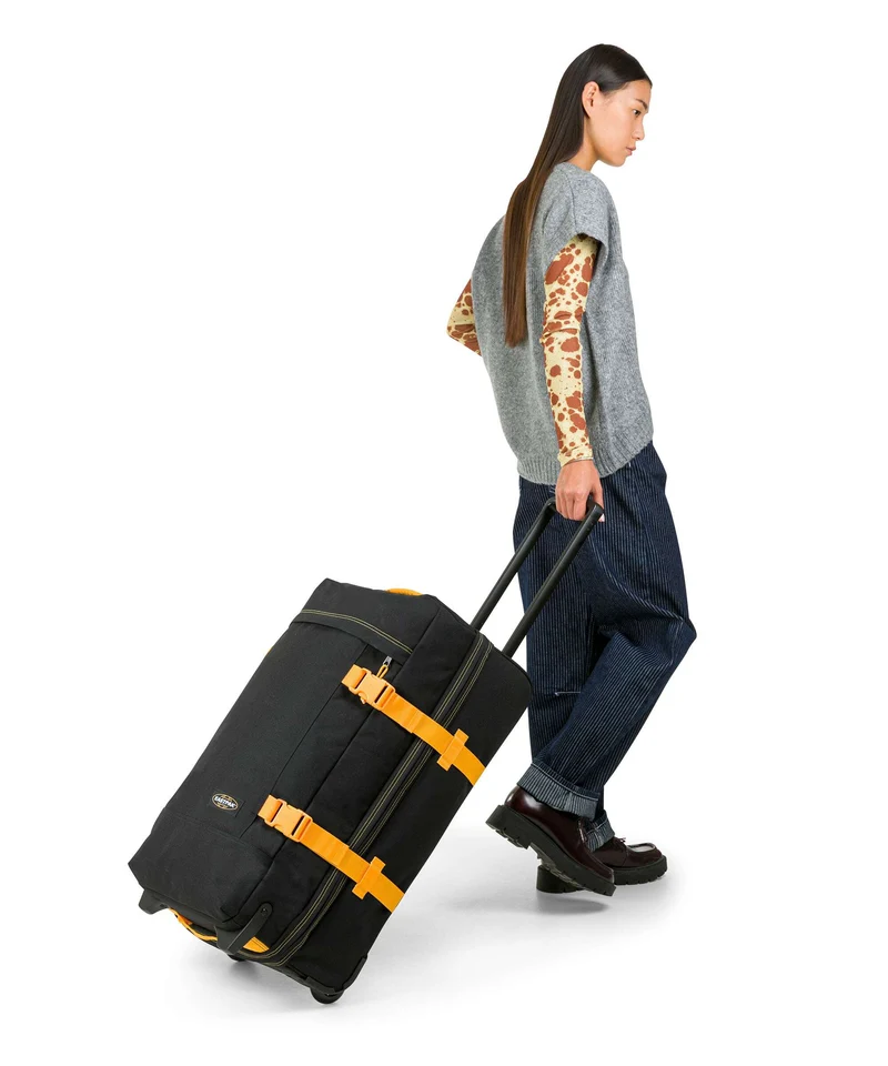 Eastpak Tranverz M Sac de voyage à roulettes kontrast mango