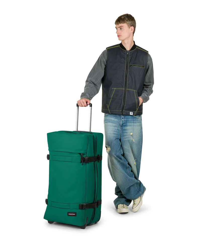 Eastpak Tarp Transit'R L Sac de voyage à roulettes pineneedle green