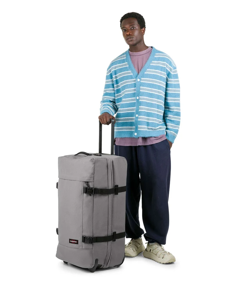 Eastpak Tranverz L Sac de voyage à roulettes pebble grey