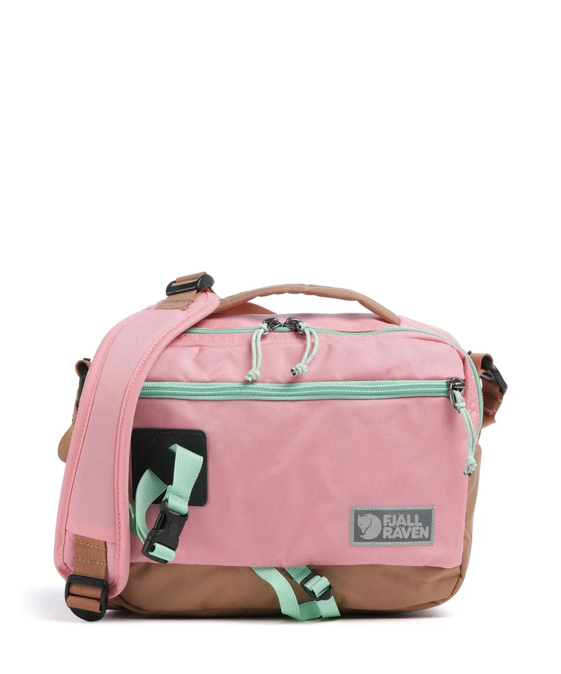 Fjällräven Vardag 6 Sac bandoulière poppy pink/khaki dust