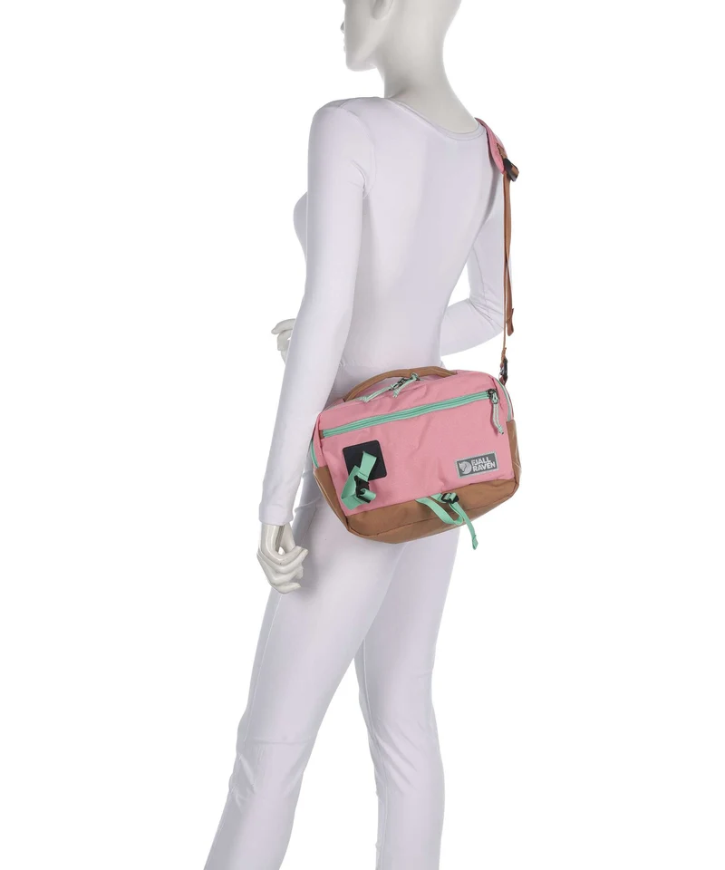 Fjällräven Vardag 6 Sac bandoulière poppy pink/khaki dust