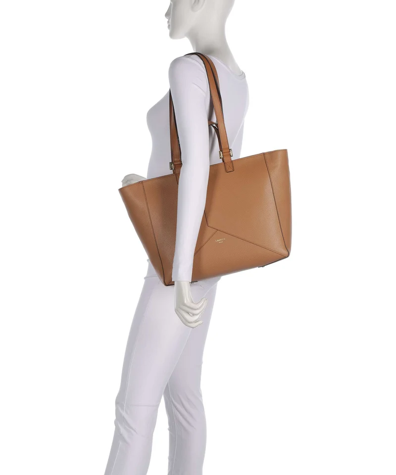 Lancel Enveloppe M Cabas camel