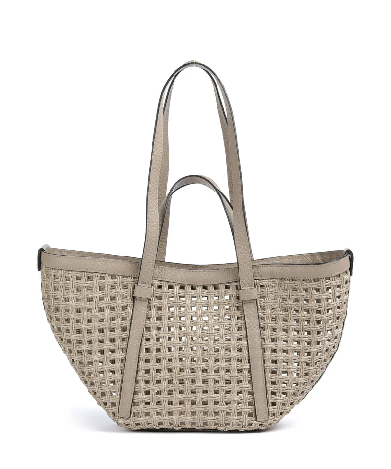 Abro Raffia Net Cosmo Medium Cabas sahara