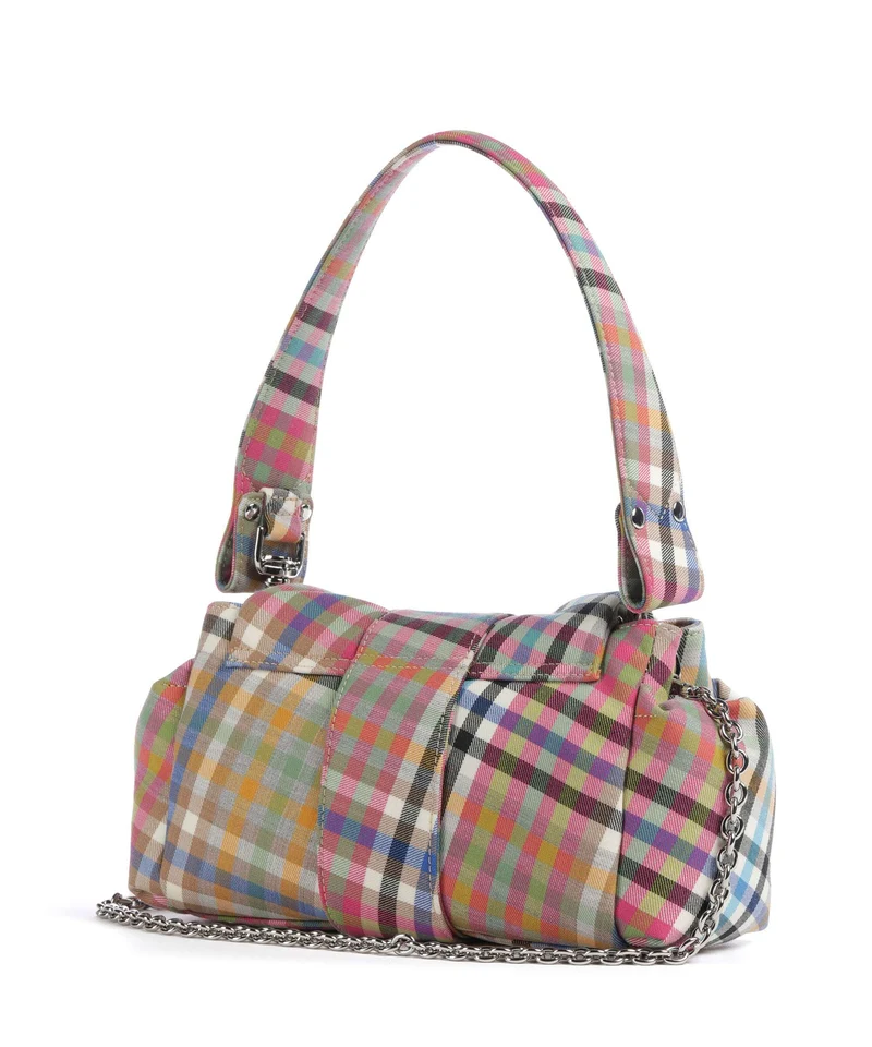 Vivienne Westwood Hazel Heather Check Treasure Sac porté épaule multicolour