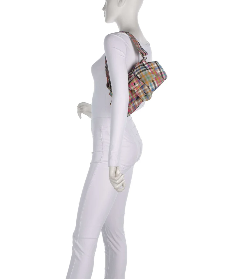 Vivienne Westwood Hazel Heather Check Treasure Sac porté épaule multicolour