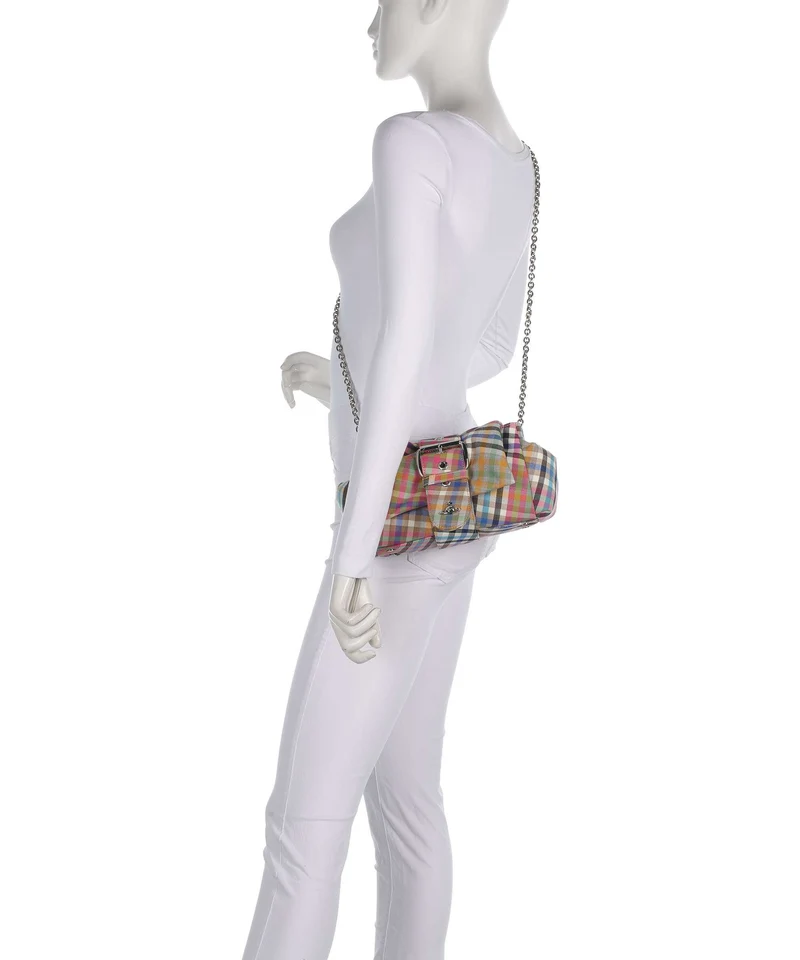 Vivienne Westwood Hazel Heather Check Treasure Sac porté épaule multicolour