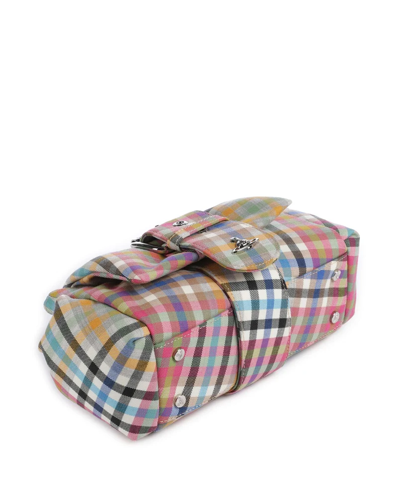 Vivienne Westwood Hazel Heather Check Treasure Sac porté épaule multicolour
