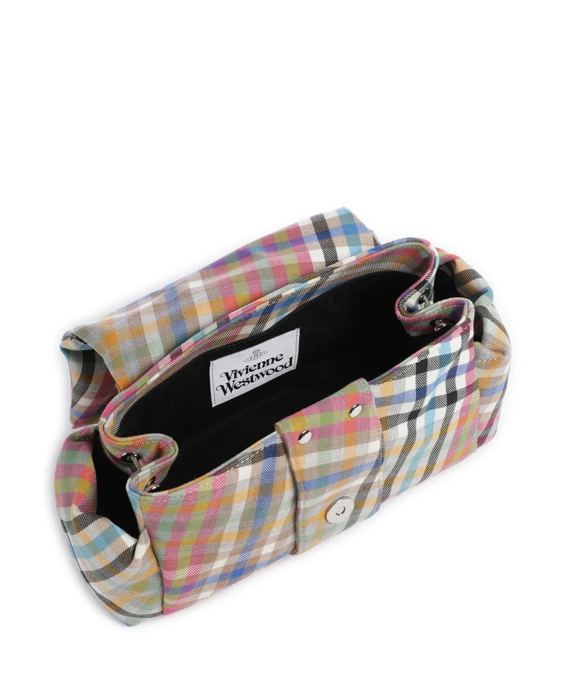 Vivienne Westwood Hazel Heather Check Treasure Sac porté épaule multicolour