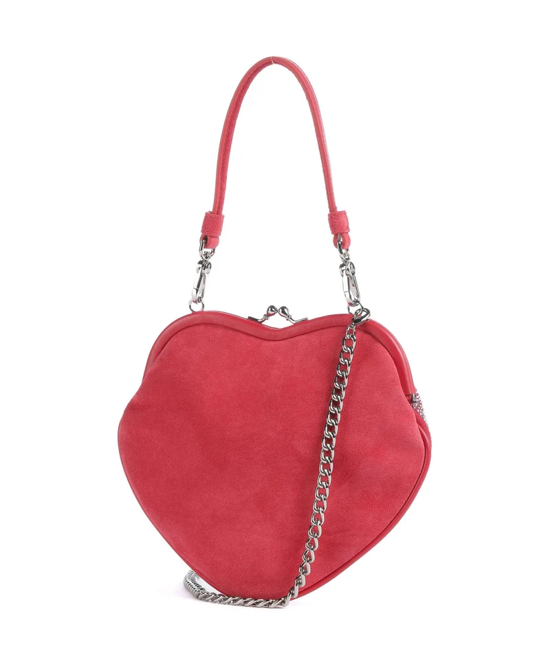 Vivienne Westwood Belle Heart Frame Diamante Sac bandoulière pink