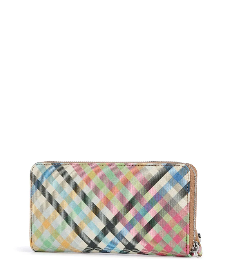 Vivienne Westwood Buccia D'Arancia Classic Portefeuille heather plaid
