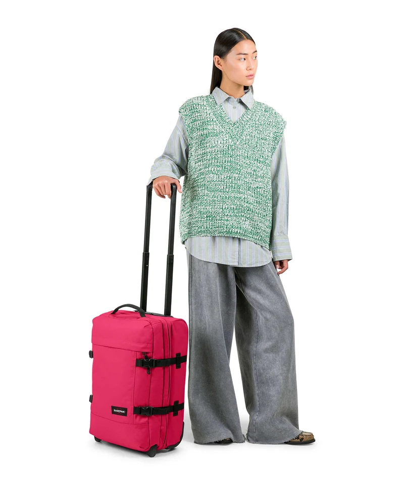 Eastpak Tranverz S Sac de voyage à roulettes saffron red