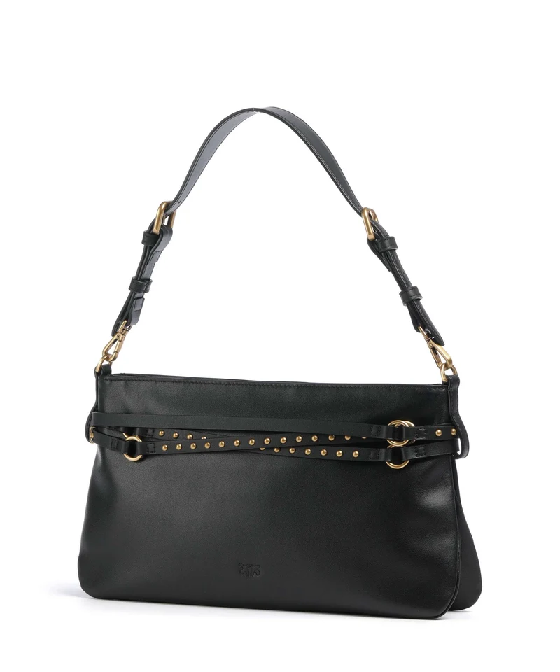 Pinko Belt Classic Sac porté épaule nero/antique gold