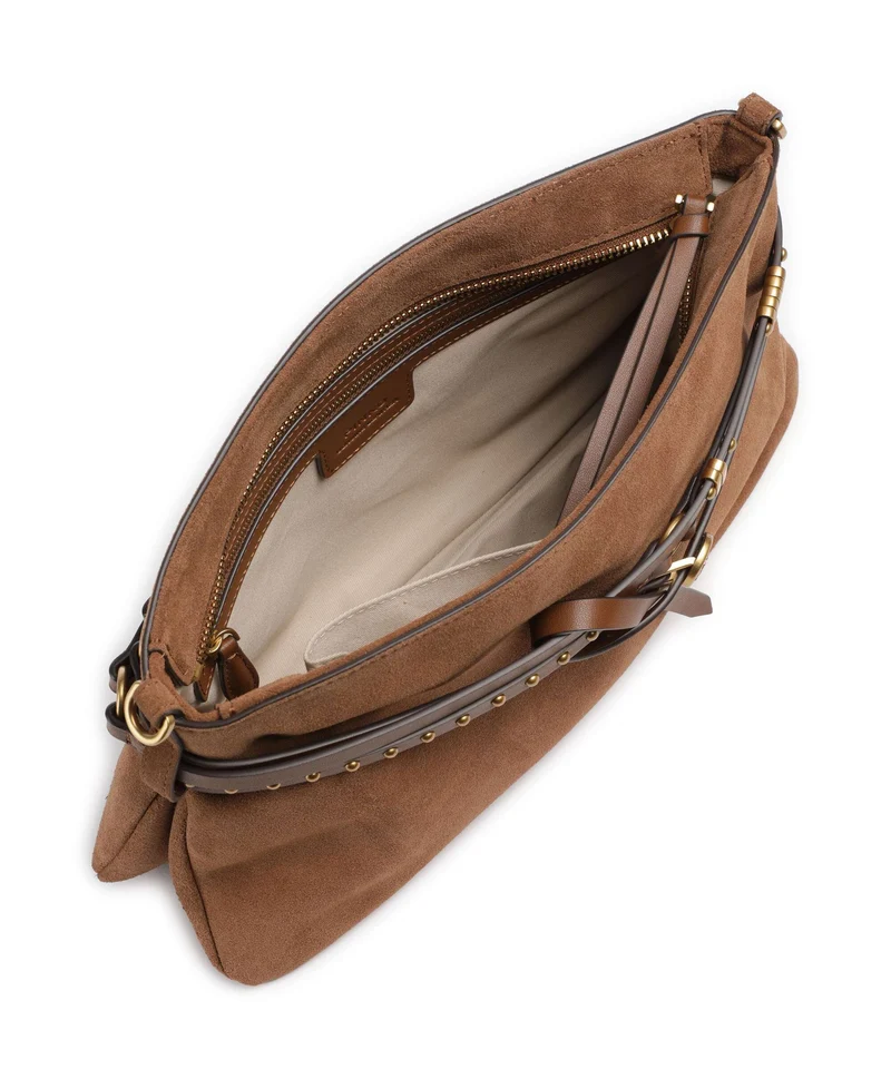 Pinko Belt Classic Sac porté épaule marrone/leone/antique gold